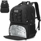 40L Laptop Lunch Backpack for Men with Lunch Compartment and USB Port