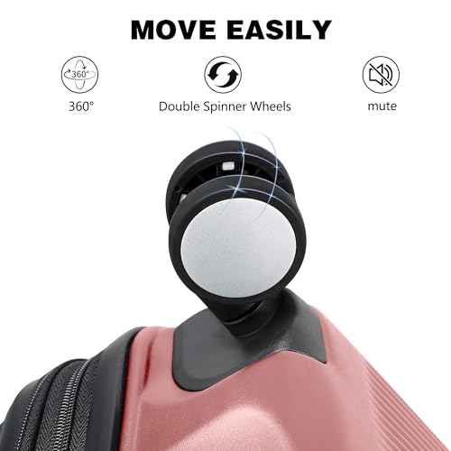 2 Piece Hardshell Suitcases Set 20 (2 Count)