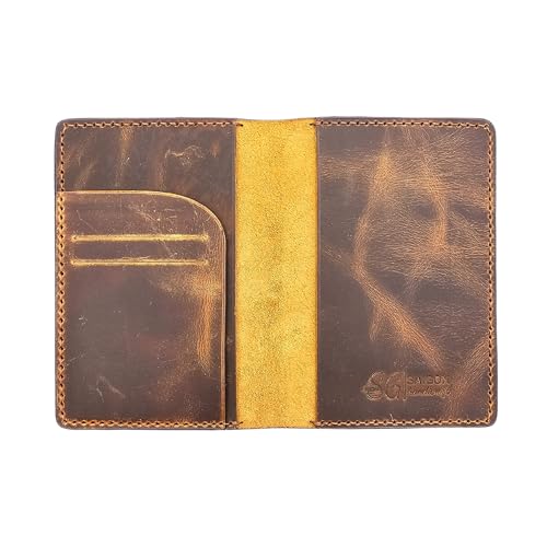 Leather Passport Holder for Men and Women