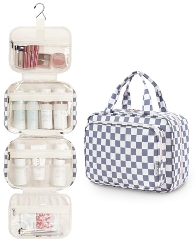 Hanging Toiletry Bag for Women Travel Makeup Bag Organizer Toiletries Bag for Travel Size Essentials Accessories Cosmetics