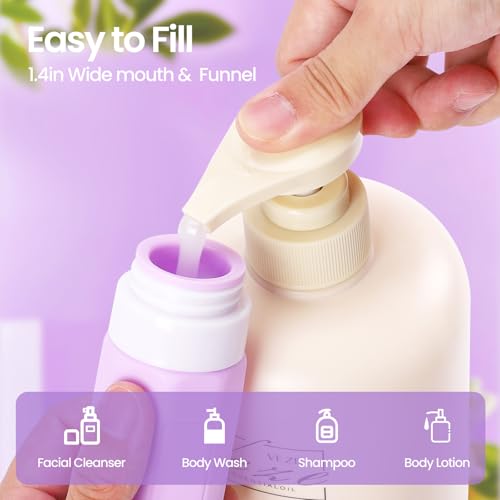 Travel Bottles for Toiletries 3oz (17 Count)