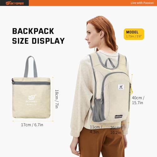 Small Daypack 10L Hiking Backpack Packable Lightweight Travel Day Pack for Women Men
