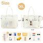 Waterproof Beach Tote Pool Bags for Women Ladies Extra Large Carry On Bag With Wet Compartment Fit 40oz Tumbler Holder Gym Travel Bag for Cruise