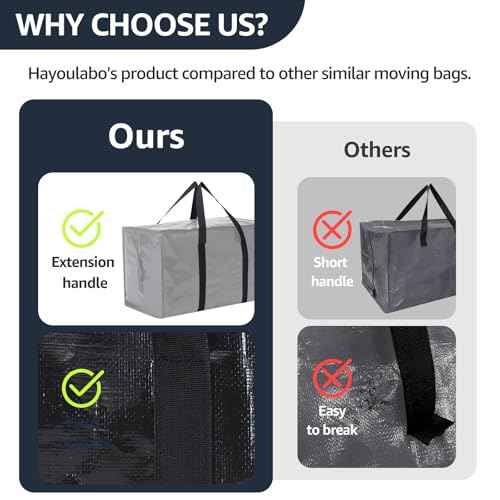 Moving Bags Heavy Duty Extra Large (4 Count)