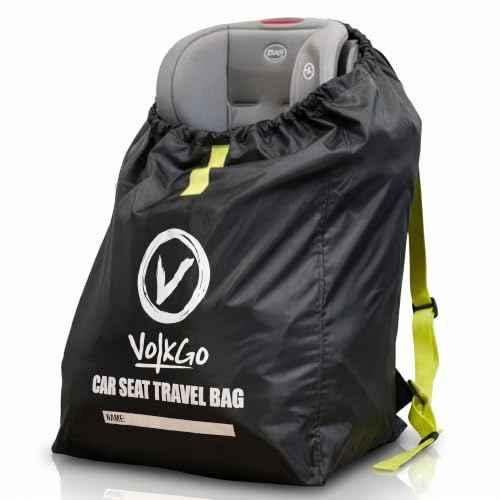 Car Seat Travel Bag for Air Travel with Padded Backpack Straps