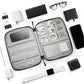 Personalized Electronics Organizer Travel Case Custom Name Cord Storage Bag Tech Accessories Pouch for Cable Charger Phone