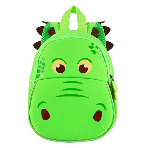 Dinosaur Toddler Backpack Hippo Kids Backpack Waterproof Cartoon Preschool