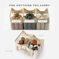 Parcel Clear Travel Kit with Zipperless Magnetic Closure