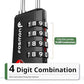 TSA Approved Cable Luggage Locks (3 Count)