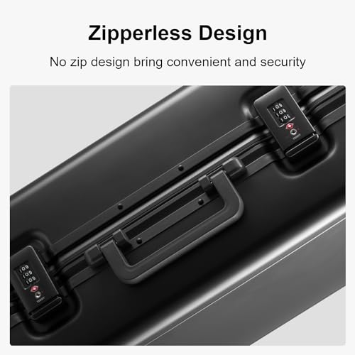 Gibraltar Aluminum Zipperless Luggage 20 Inch
