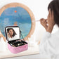 Travel Makeup Bag with LED Mirror Travel Makeup Organizer with 3 Lighted Settings