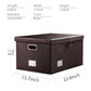 Collapsible Storage Box with Lid [1