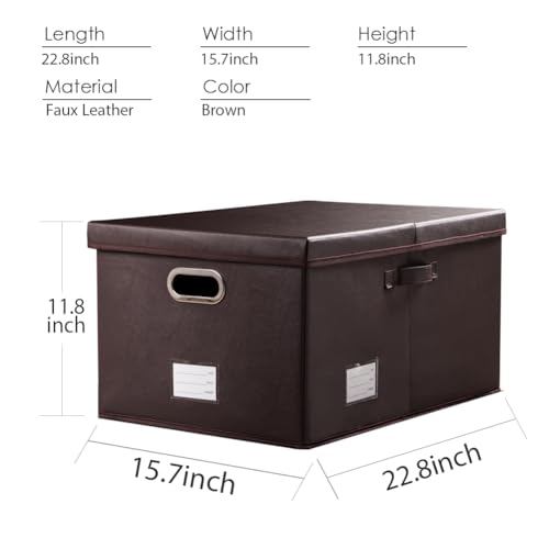Collapsible Storage Box with Lid [1