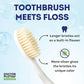 Soft Flossing Manual Toothbrush (4 Count)