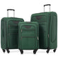 Softside Luggage Set Softshell Lightweight 3 Piece Spinner Suitcase (3 Count)