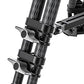 LVC-253C+BV-20 Video Tripod, Twin Leg, Integrated Bowl, Leveling Base with Handle, 3 Leg Sections, Fluid Head Set, Lever Release Clamp