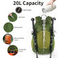 20L Hiking Backpack With Rain