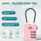 TSA Approved Luggage Locks (4 Count)