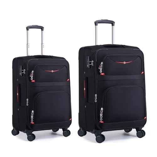 Softside Expandable Luggage with 4 Spinner Wheels (2 Count)