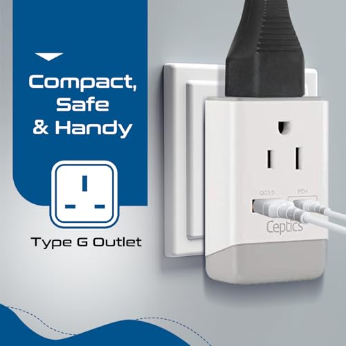UK Ireland Hong Kong Plug Adapter