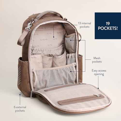 Boss Plus Large Diaper Bag Backpack with 19 Pockets