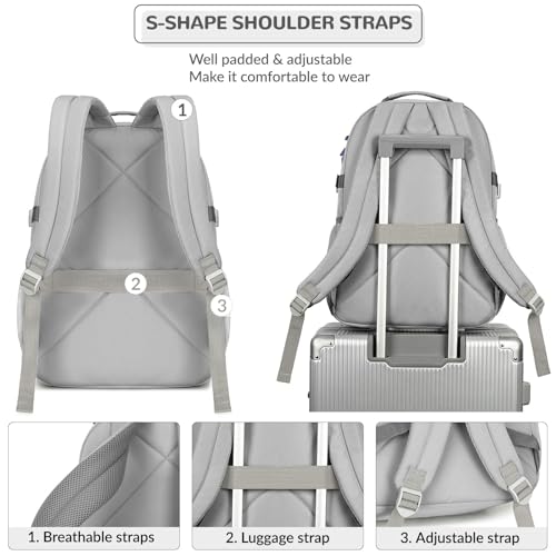 Water Resistant Daypack with Mulitiple Pockets for School Travel Outdoor College