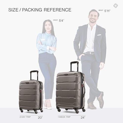 Omni PC Hardside Expandable Luggage with Spinner Wheels