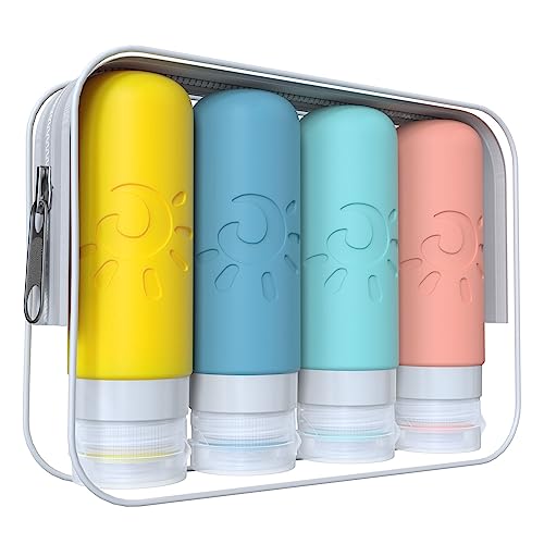 Travel Bottles for Toiletries (4 Count)