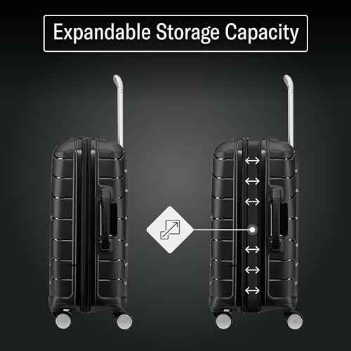 Freeform Large Checked Luggage with Dual 360° Spinner Wheels