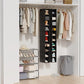 2 Pack 10 Tier Foldable Hanging Shoe Organizer Black
