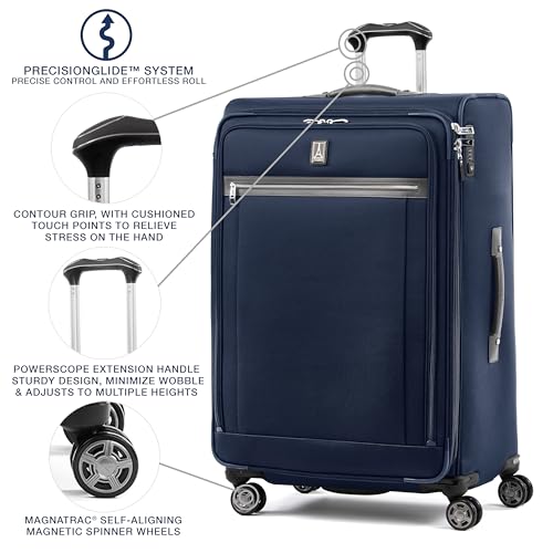 Platinum Elite Checked Luggage Spinner