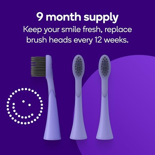 Genuine Replacement Heads for Original Sonic Toothbrush (3 Count)