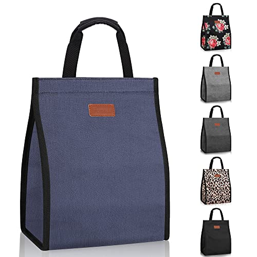 Lunch Bags for Women Insulated Reusable Lunch Tote with Internal Pocket