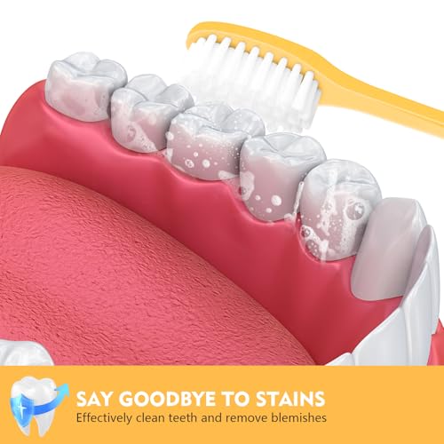 100 Pack Disposable Travel Toothbrushes Bulk with Toothpaste and Comb Travel Size Toothpaste Set Homeless Care Package Supplies for Bulk Individually Wrapped Disposable Hotel Charity (100 Count)