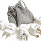 Adapter Plug Set for World Wide International Travel Use