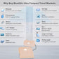 Ultra Compact Travel Blanket Premium Plane Pillow Airplane Beige