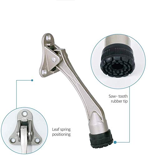 Door Stopper Kick Down Door Stops for Heavy Doors (12.15 Count)