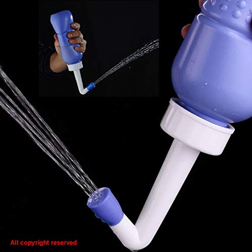 2pcs Portable Bidet Travel Bidet Bottle 450ml Peri Bottle for Postpartum Essentials Perineal Recovery (2 Count)