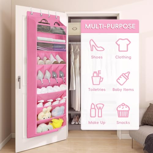 1 Pack 8 Shelves Over The Door Shoe Organizer
