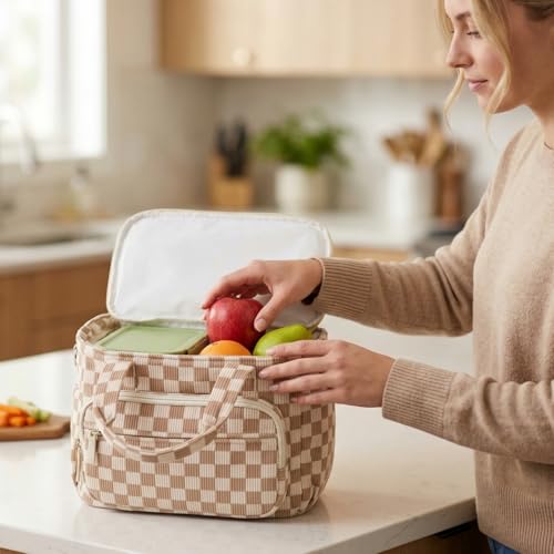 Insulated Lunch Bag for Women Men