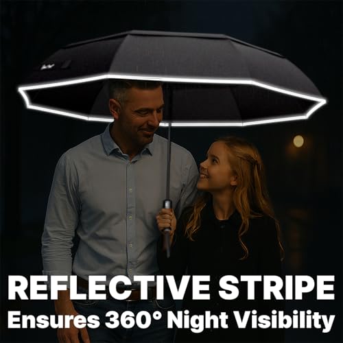 Compact Travel Umbrella for Rain