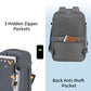 18" Travel Backpack Airlines Approved Personal Item Bag Women Grey