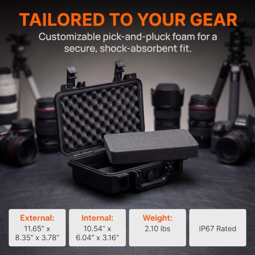 Portable All Weather IP67 Waterproof Protective Hard Case