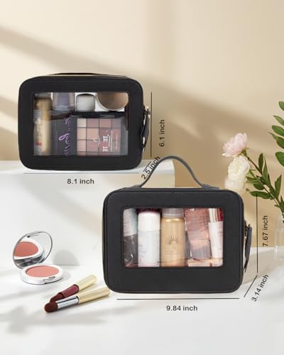 Clear Toiletry Bag Set for Women