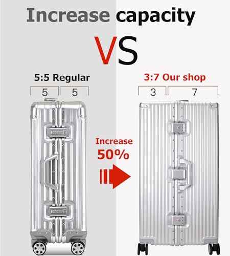 Super Large Aluminum Frame Checked Zipperless Luggage