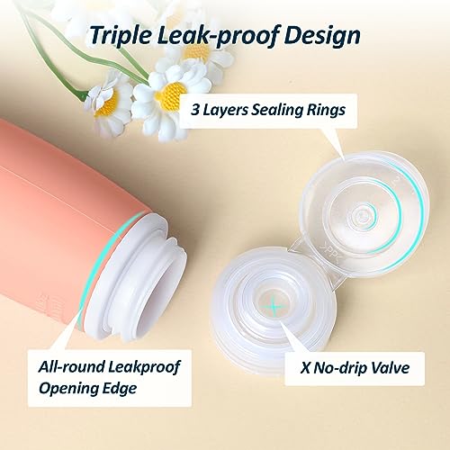 TSA Approved Toiletry Bag with Bottles (9 Count)