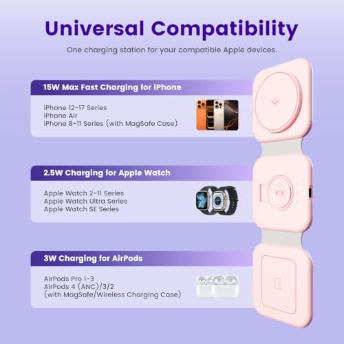15W Magnetic Travel Charging Station