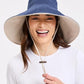 Women's Ultra Wide Cotton Linen Hat UPF 50+