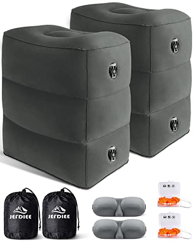 Inflatable Travel Foot Rest Pillow (2 Count)