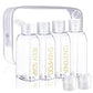 4pc 3.4 oz Leakproof Squeeze Bottles Travel Kit (4 Count)